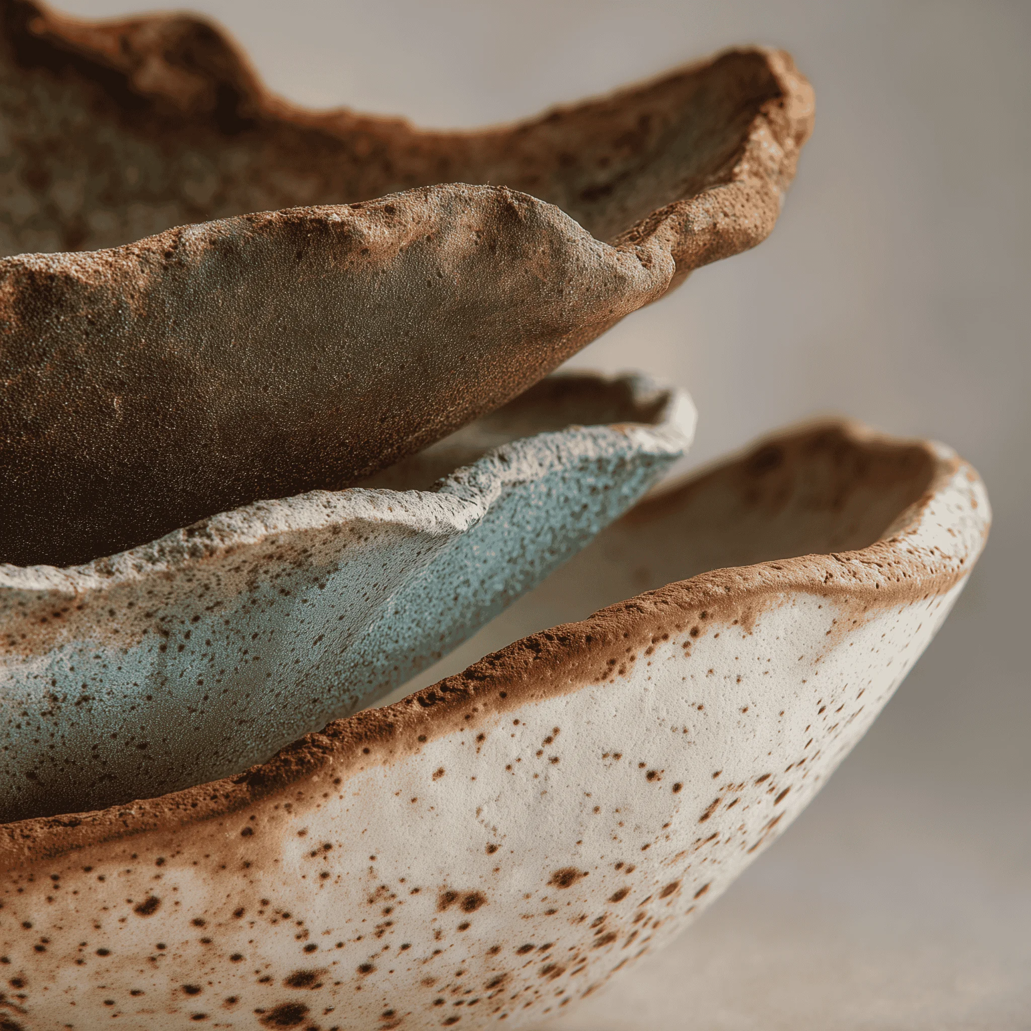 Ceramic sculpture reflecting the beauty of imperfection